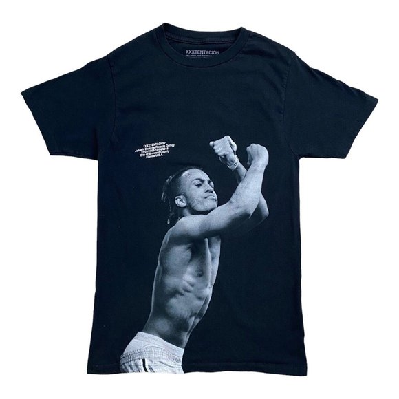 XXXTENTACION Memorial T-Shirt Men S Jahseh Dwayne Ricardo Onfroy 1998-2018 Black - Picture 6 of 7